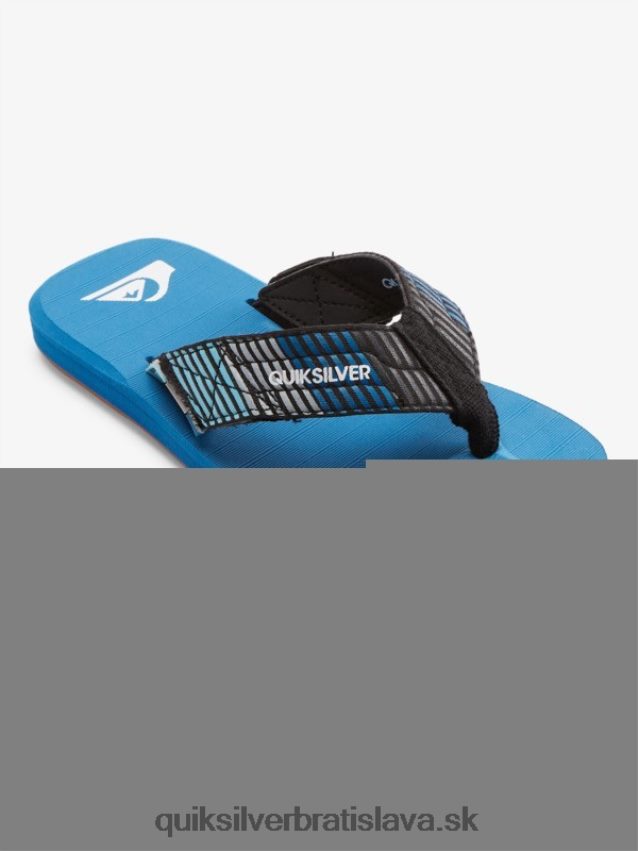 Vypínacie sandále carver 8-16 Quiksilver chlapci B80HXR2213 modrá 2