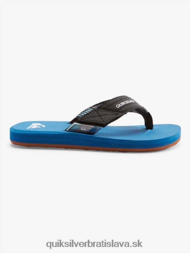 Vypínacie sandále carver 8-16 Quiksilver chlapci B80HXR2213 modrá 2