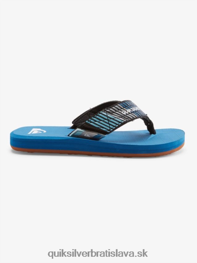 Vypínacie sandále carver 8-16 Quiksilver chlapci B80HXR2213 modrá 2