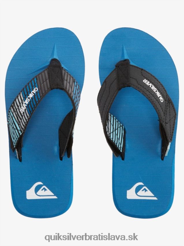 Vypínacie sandále carver 8-16 Quiksilver chlapci B80HXR2213 modrá 2