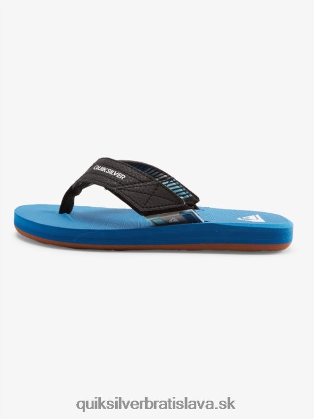 Vypínacie sandále carver 8-16 Quiksilver chlapci B80HXR2213 modrá 2