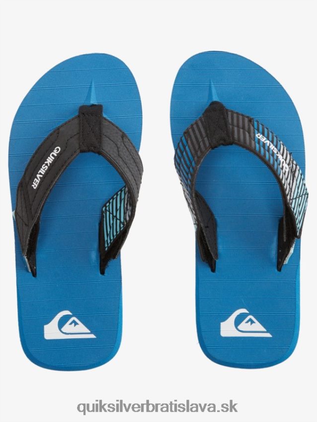 Vypínacie sandále carver 8-16 Quiksilver chlapci B80HXR2213 modrá 2