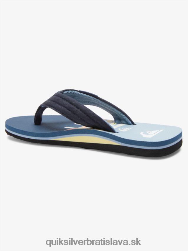 Základné sandále molokai pre mládež 8-16 Quiksilver chlapci B80HXR2250 modrá 3