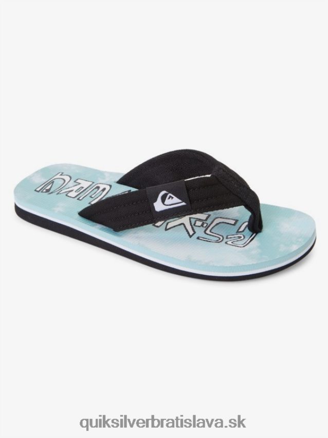 Základné sandále molokai pre mládež 8-16 Quiksilver chlapci B80HXR2253 modrá 1