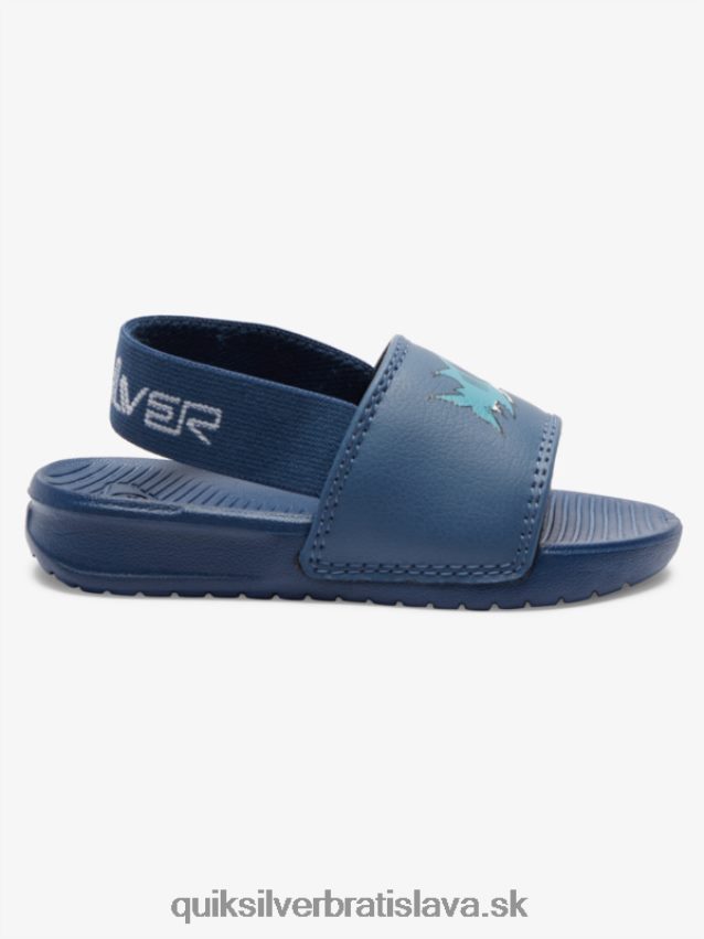 svetlé pobrežné remienkové sandále Quiksilver chlapci B80HXR2164 modrá 1
