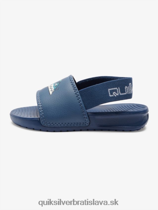 svetlé pobrežné remienkové sandále Quiksilver chlapci B80HXR2164 modrá 1