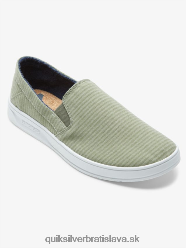 harbor wharf slip-on topánky Quiksilver muži B80HXR1289 zelená 1