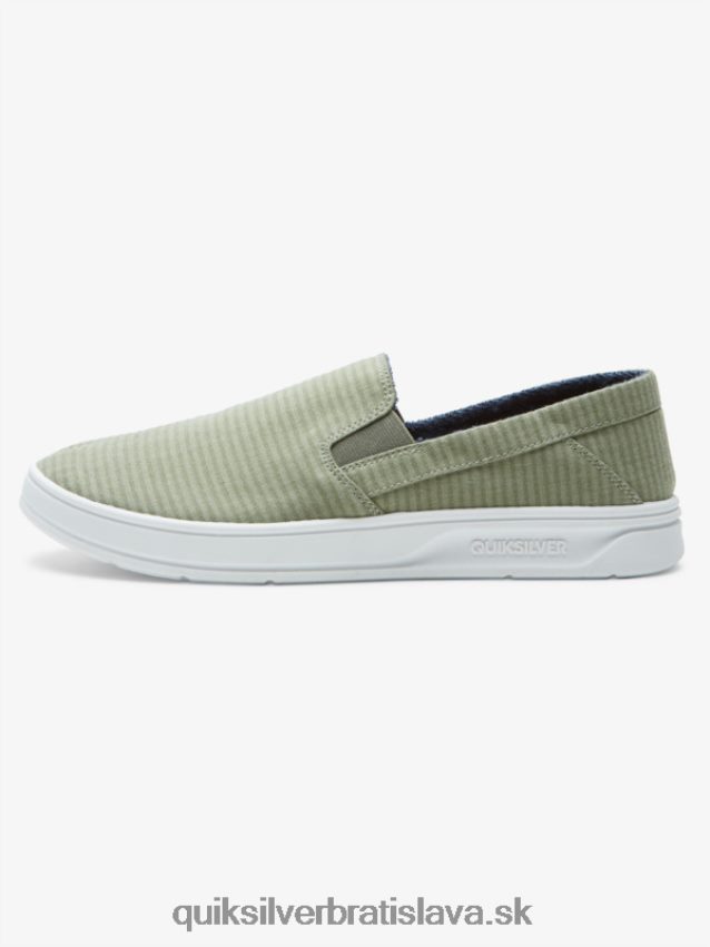 harbor wharf slip-on topánky Quiksilver muži B80HXR1289 zelená 1