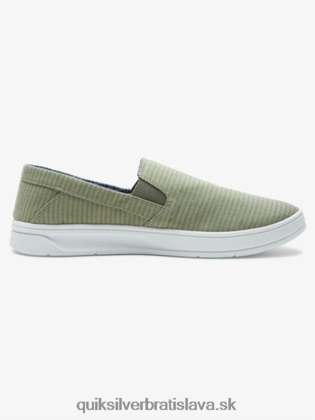 harbor wharf slip-on topánky Quiksilver muži B80HXR1289 zelená 1