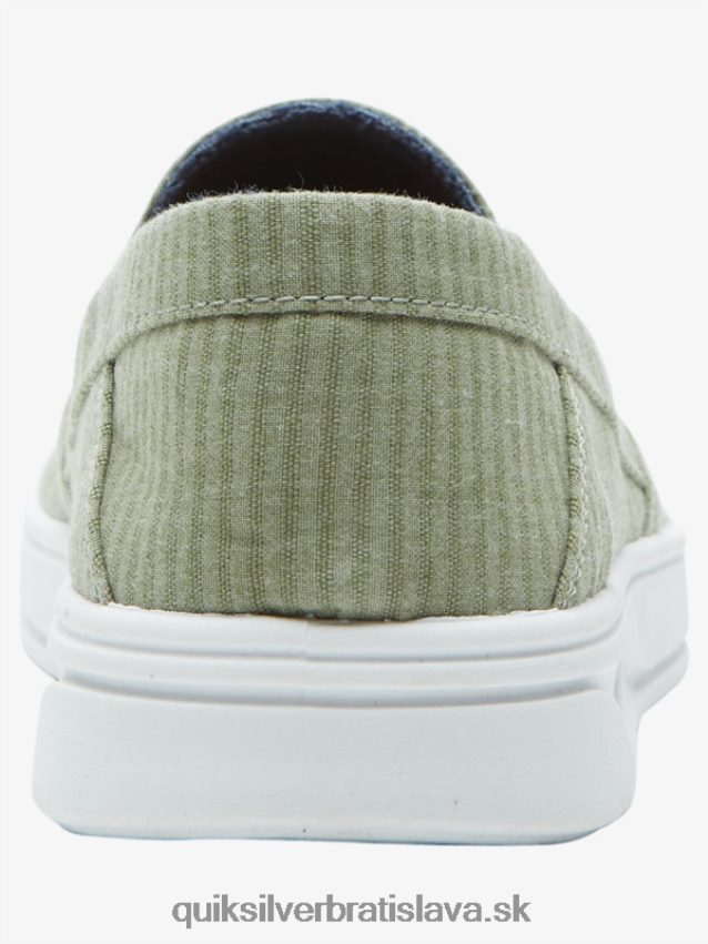 harbor wharf slip-on topánky Quiksilver muži B80HXR1289 zelená 1
