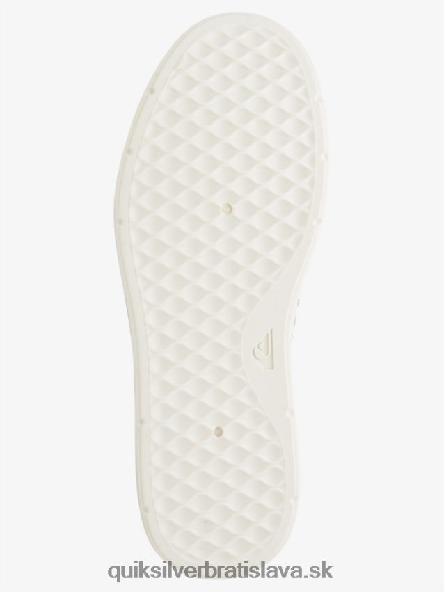 harbor wharf slip-on topánky Quiksilver muži B80HXR1291 šedá/biela