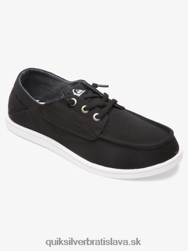 prístavné vybagrované topánky Quiksilver muži B80HXR1884 čierna biela