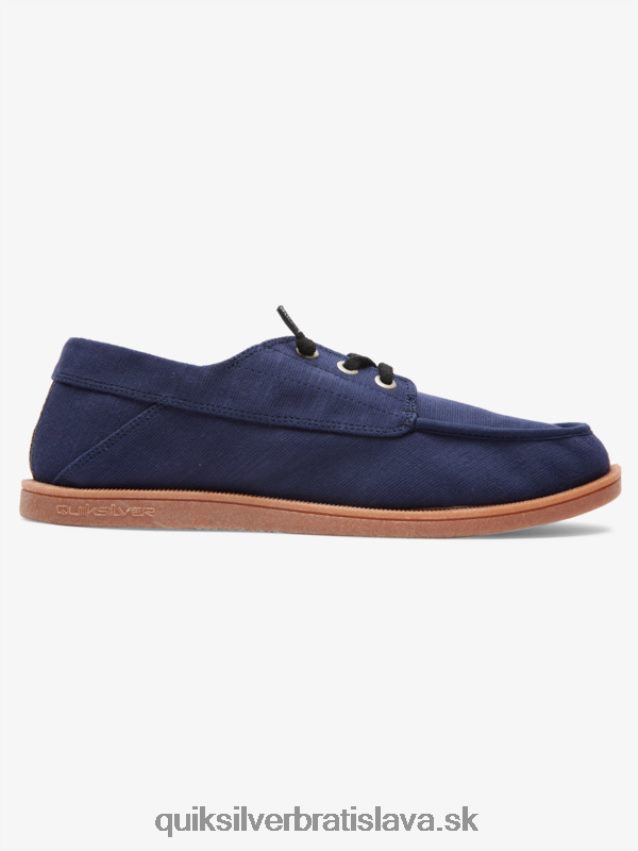 prístavné vybagrované topánky Quiksilver muži B80HXR1885 modrá/hnedá