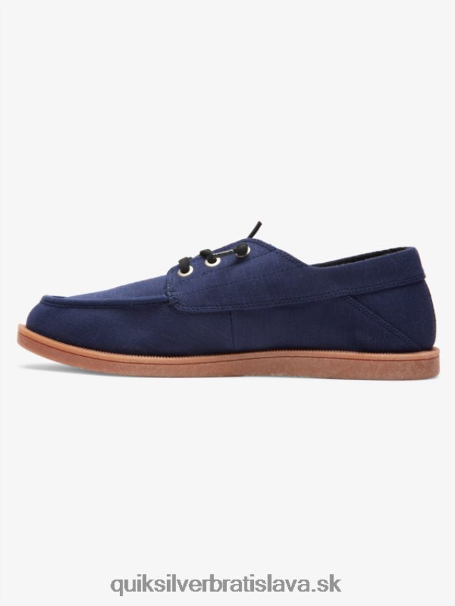 prístavné vybagrované topánky Quiksilver muži B80HXR1885 modrá/hnedá