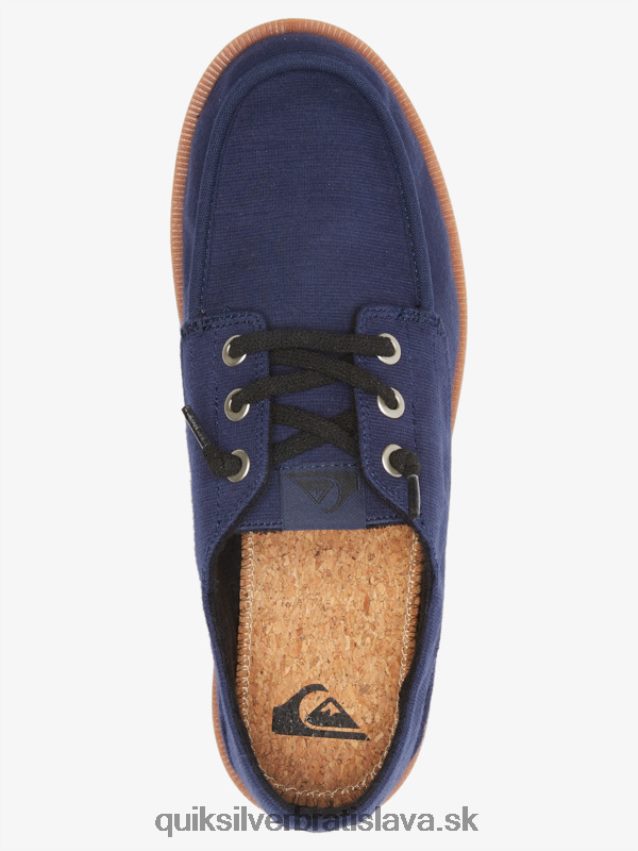 prístavné vybagrované topánky Quiksilver muži B80HXR1885 modrá/hnedá