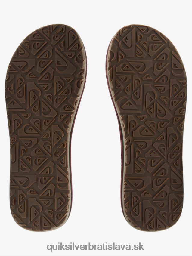 Island Oasis squish slide sandále Quiksilver muži B80HXR1155 čierna