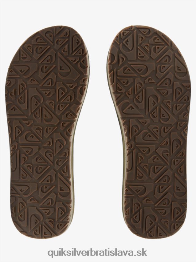 Island Oasis squish slide sandále Quiksilver muži B80HXR1156 čierna