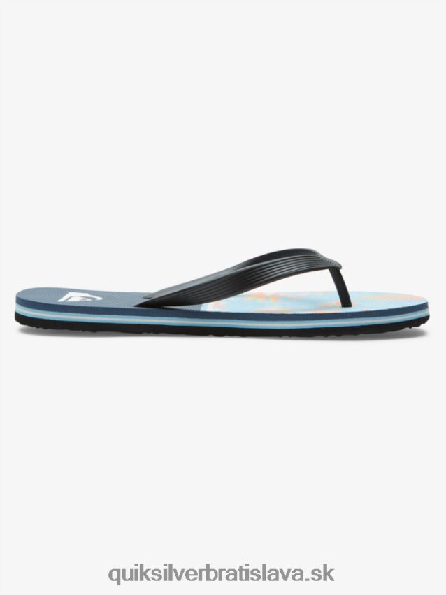 žabky molokai divízie Quiksilver muži B80HXR1638 modrá 1