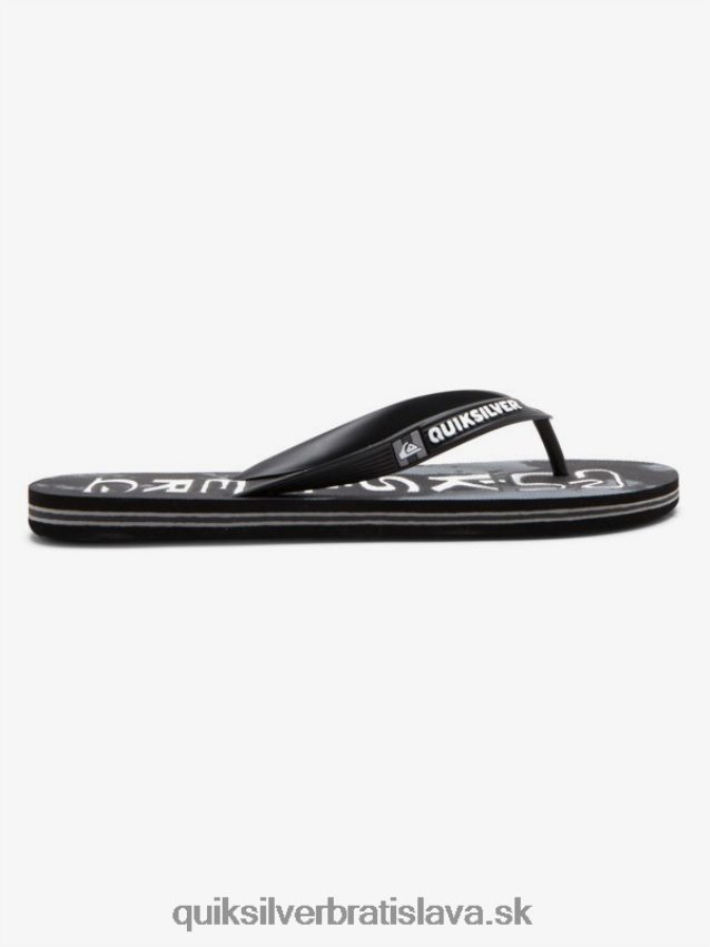žabky na kvapkanie kyseliny molokai Quiksilver muži B80HXR1775 čierna