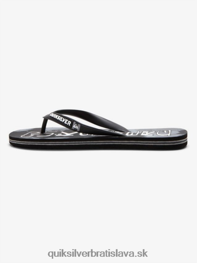 žabky na kvapkanie kyseliny molokai Quiksilver muži B80HXR1775 čierna