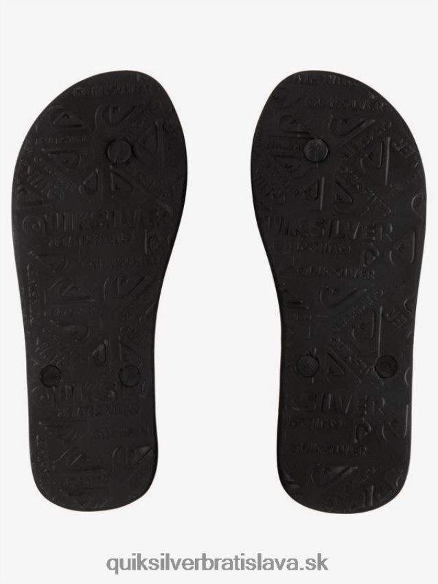 žabky na kvapkanie kyseliny molokai Quiksilver muži B80HXR1775 čierna