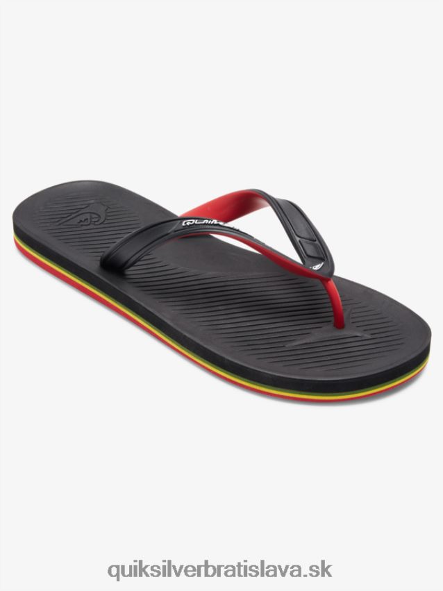 žabky s jadrom haleiwa Quiksilver muži B80HXR949 čierna