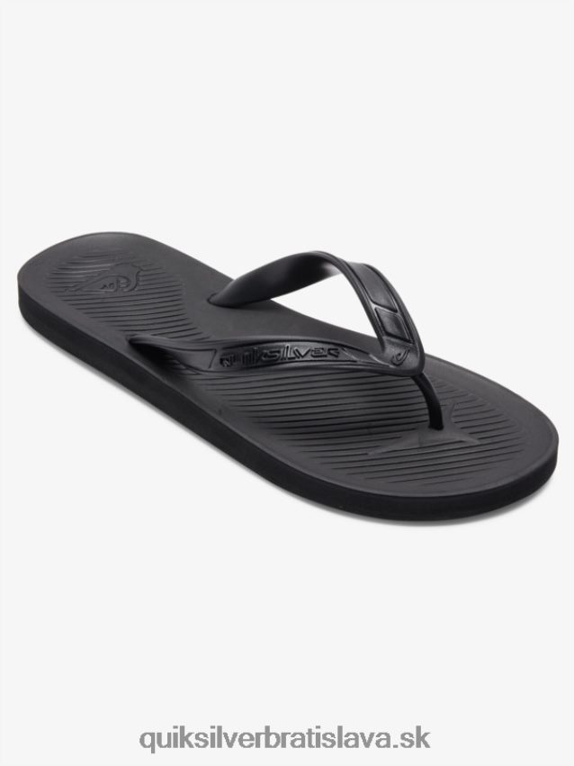 žabky s jadrom haleiwa Quiksilver muži B80HXR950 čierna
