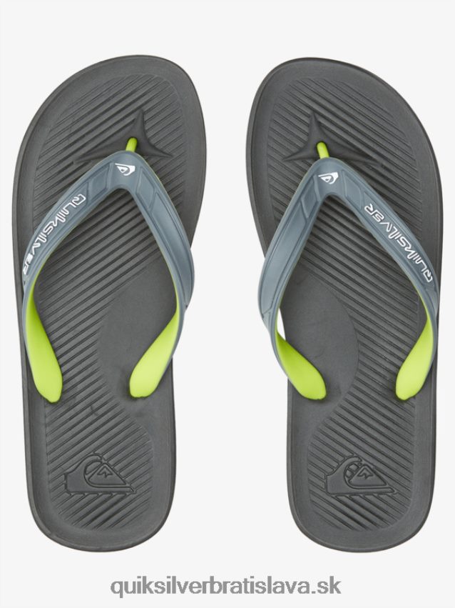 žabky s jadrom haleiwa Quiksilver muži B80HXR953 šedá 1