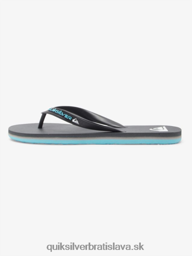 žabky s jadrom molokai Quiksilver muži B80HXR594 šedá 4