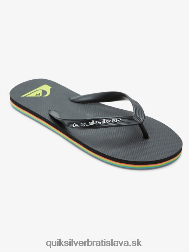 žabky s jadrom molokai Quiksilver muži B80HXR595 čierna