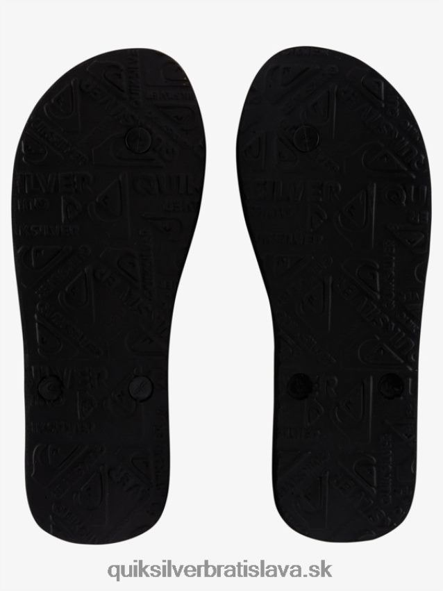 žabky s odtieňom živice molokai Quiksilver muži B80HXR1789 čierna/modrá/sivá