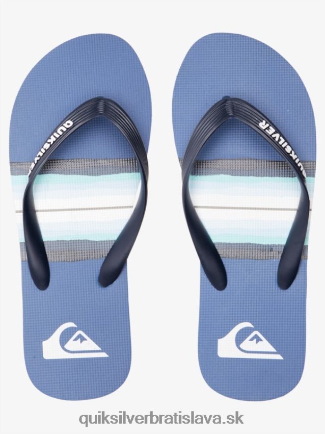 žabky s odtieňom živice molokai Quiksilver muži B80HXR1790 šedá 1