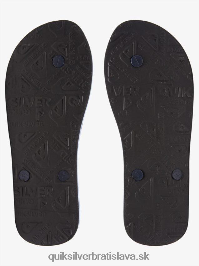 žabky s odtieňom živice molokai Quiksilver muži B80HXR1790 šedá 1