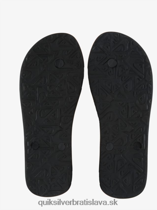 žabky so slovným blokom molokai Quiksilver muži B80HXR1137 čierna/ružová