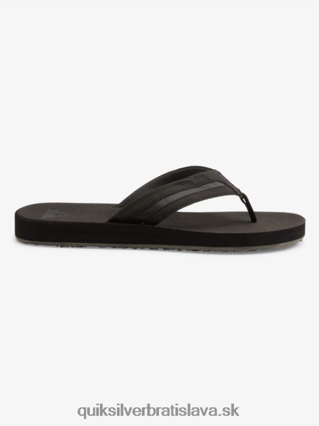 carver squish luxusné sandále Quiksilver muži B80HXR1830 čierna/sivá