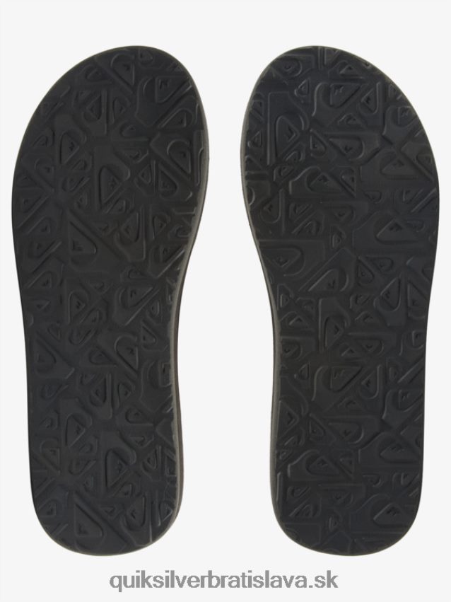 carver tropické sandále Quiksilver muži B80HXR1296 čierna/sivá
