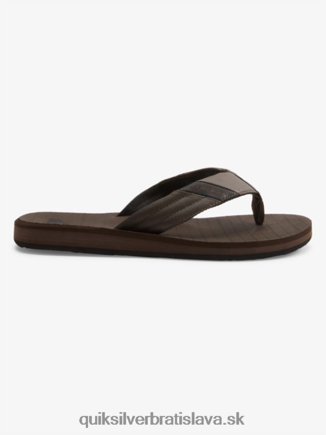 carver tropické sandále Quiksilver muži B80HXR1297 hnedá/čierna