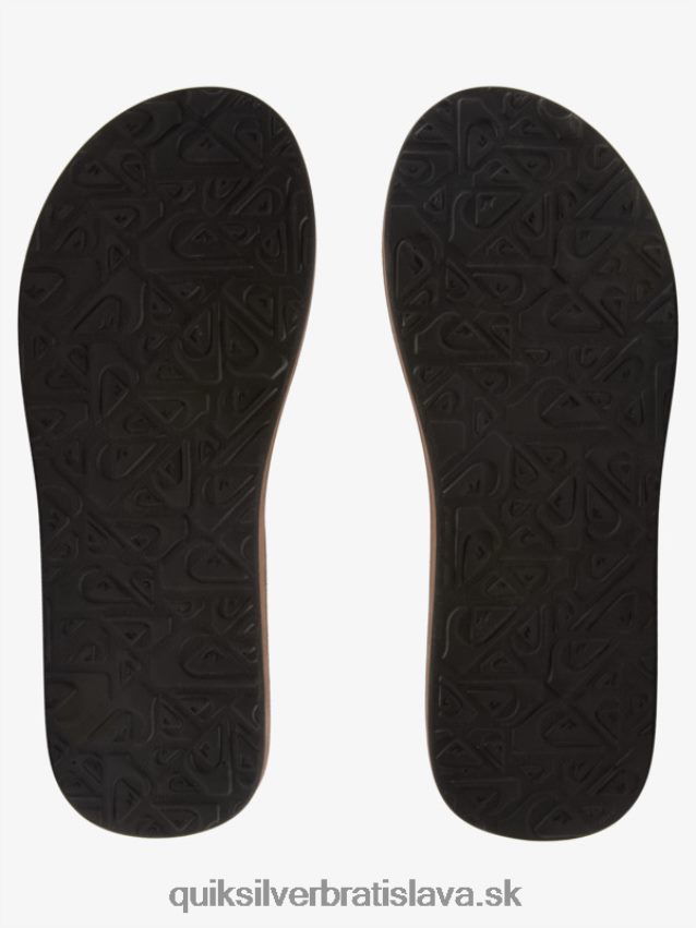 carver tropické sandále Quiksilver muži B80HXR1297 hnedá/čierna