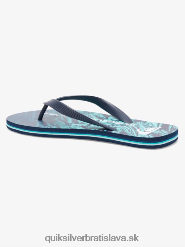 domáce šľapky molokai Quiksilver muži B80HXR1861 zelená 1