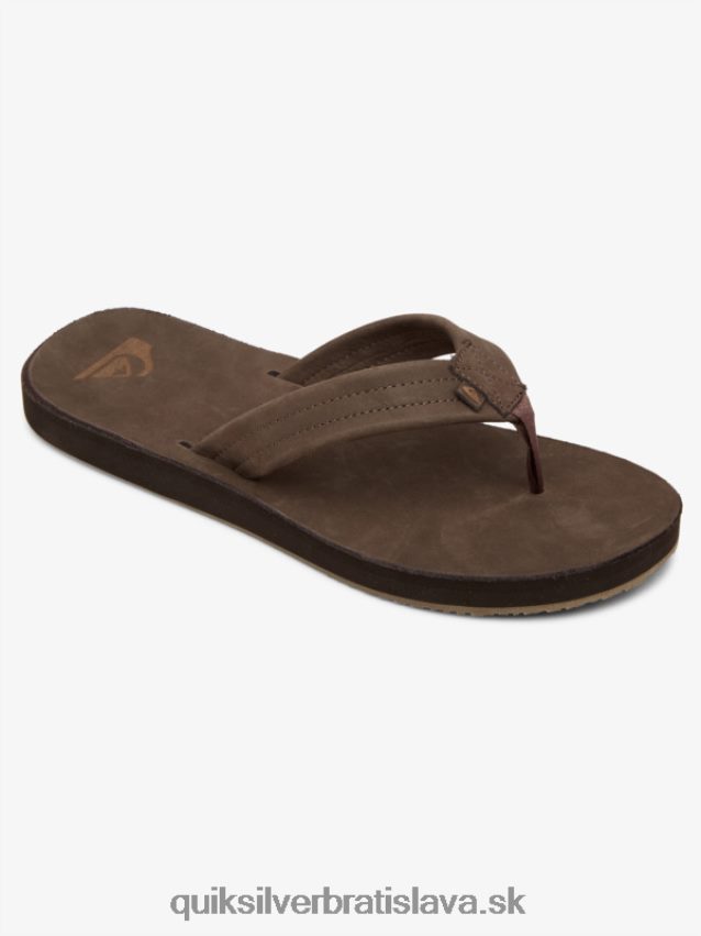 kožené sandále erreka Quiksilver muži B80HXR1185 hnedá