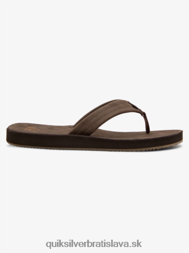 kožené sandále erreka Quiksilver muži B80HXR1185 hnedá