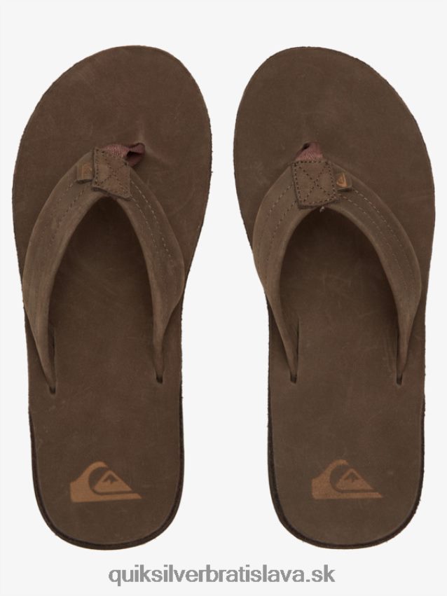 kožené sandále erreka Quiksilver muži B80HXR1185 hnedá