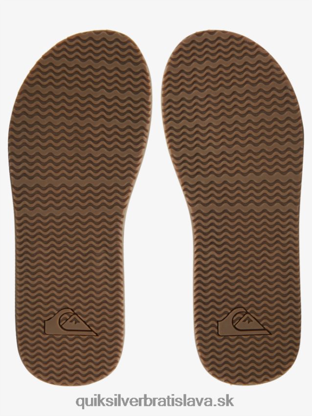 kožené sandále erreka Quiksilver muži B80HXR1185 hnedá