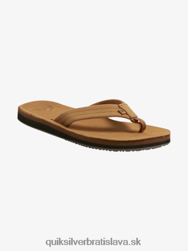 kožené sandále erreka Quiksilver muži B80HXR1185 hnedá