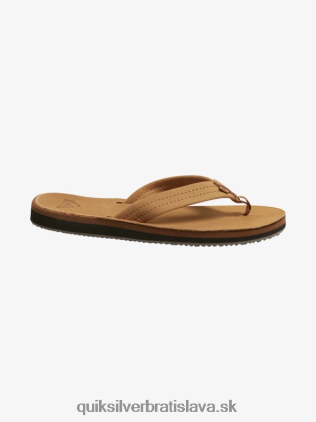 kožené sandále erreka Quiksilver muži B80HXR1185 hnedá