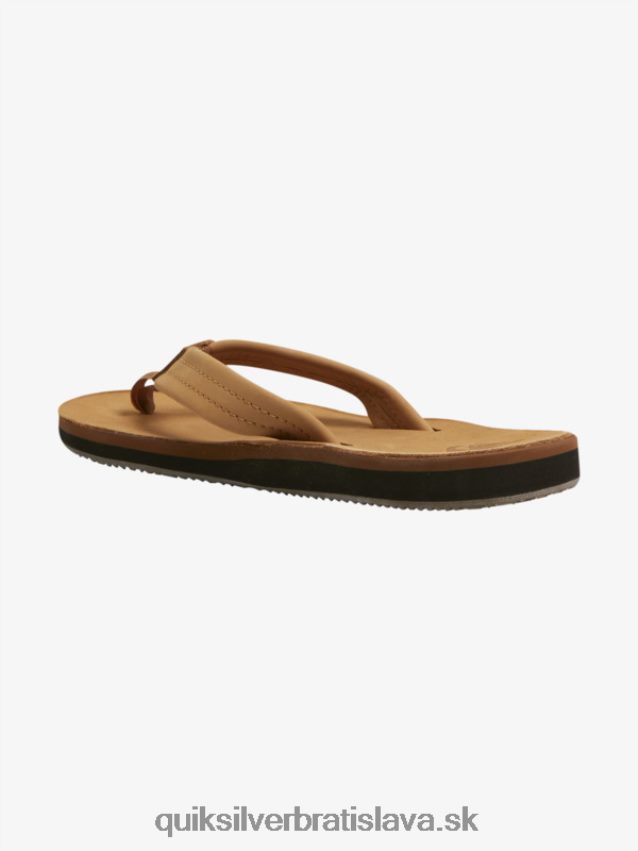 kožené sandále erreka Quiksilver muži B80HXR1185 hnedá