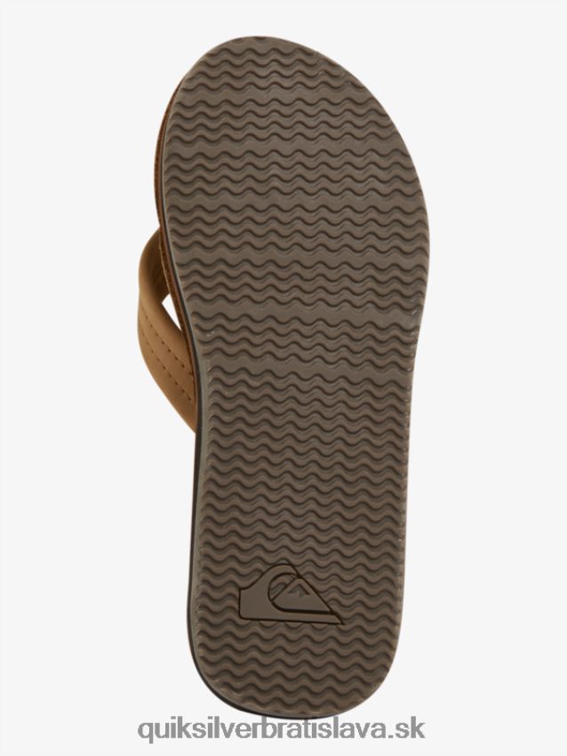 kožené sandále erreka Quiksilver muži B80HXR1185 hnedá