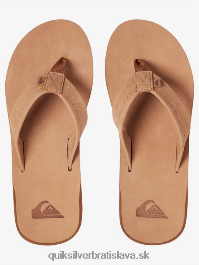 kožené sandále erreka Quiksilver muži B80HXR1186 opálená - pevná