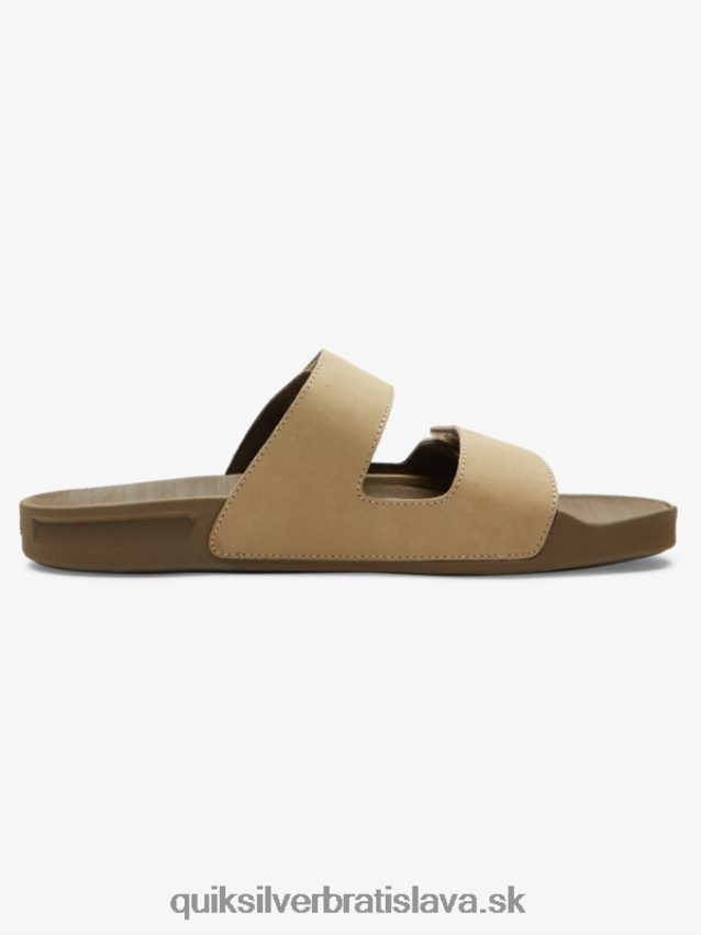 kožené sandále rivi s dvojitou úpravou Quiksilver muži B80HXR1285 opálenie 1