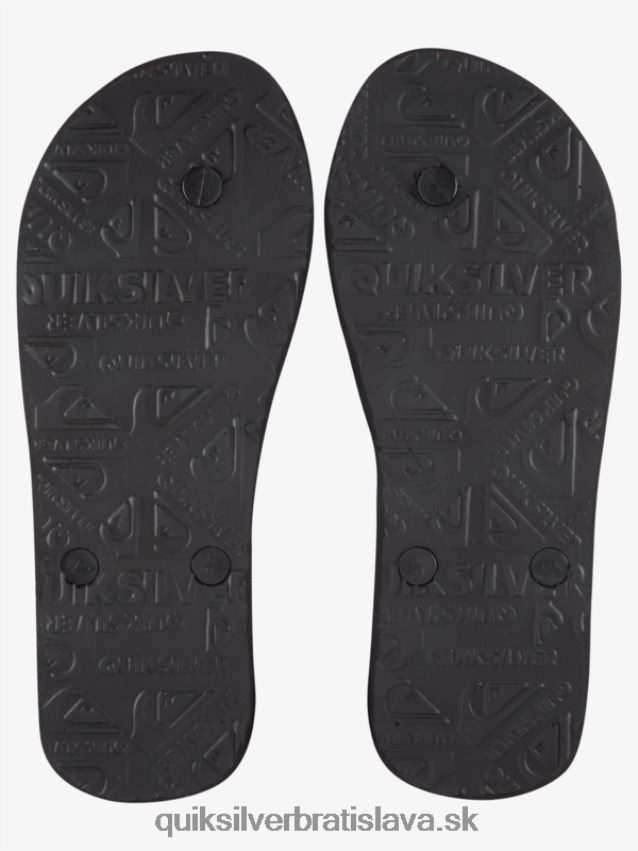 molokai päť-o žabky Quiksilver muži B80HXR1857 čierna/oranžová/zelená